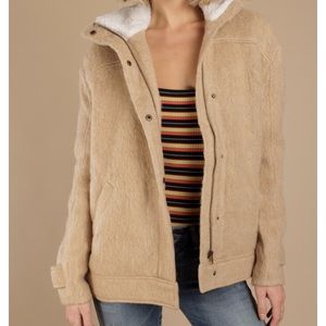 deep canyon camel wool coat
